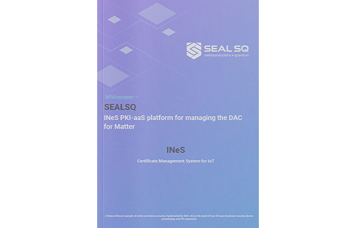 INeS PKI-aaS platform for managing the DAC for Matter