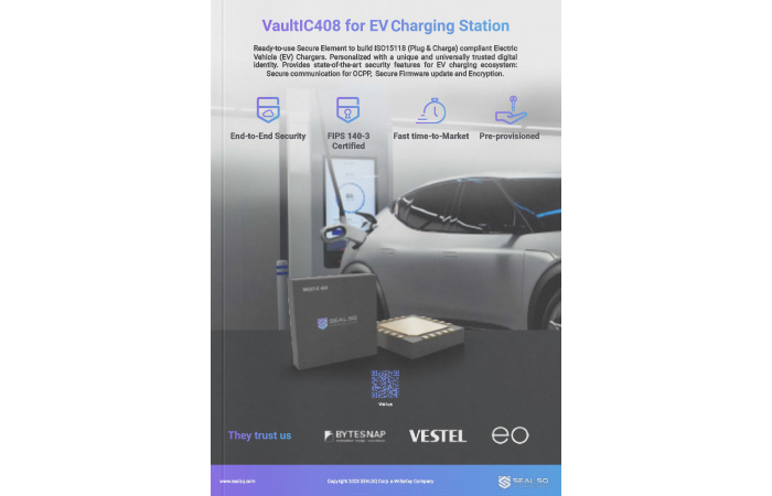 VaultIC408 for EV Charging Station