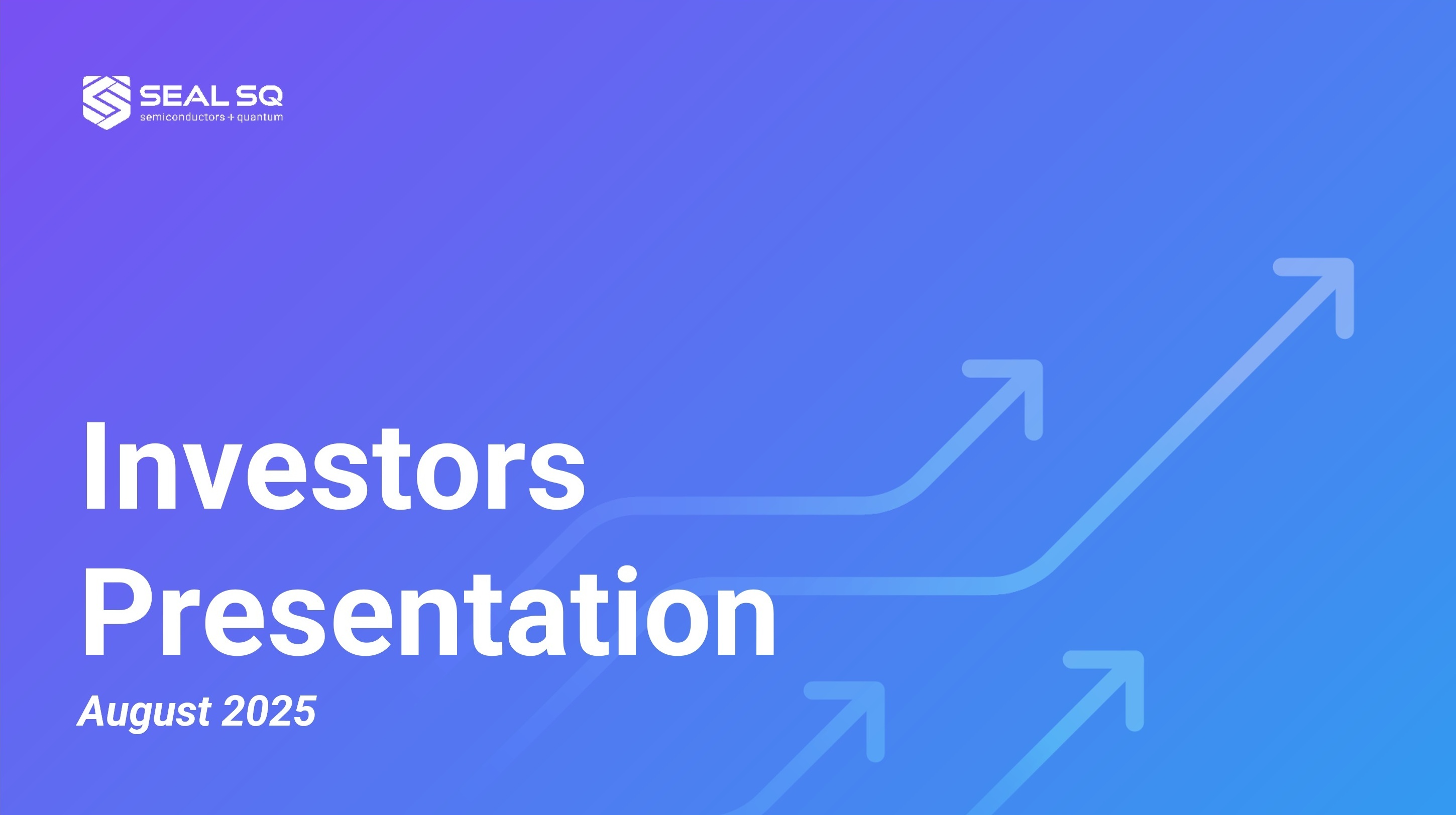 SEALSQ - at a Glance - Sep 8th 2025